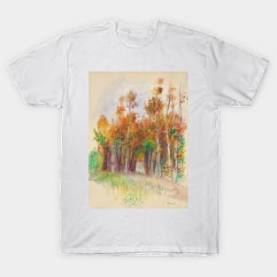 Grove of Trees by Auguste Renoir T-Shirt